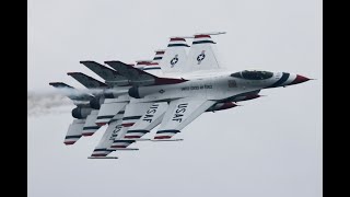 USAF Thunderbirds performing at Aero Gatineau 2024 [upl. by Oakes450]