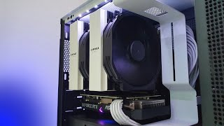 역대급 블랙 화이트 감성 NZXT H210i 에 녹투아 NHD15 컴퓨터 사양 [upl. by Aplihs]