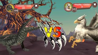 wildcraft Hippogriffin level 202 vs megalania level 195 who is strongest boss 😱😱 mystic vs Australia [upl. by Georgena]