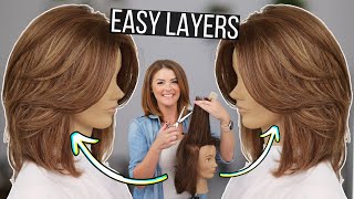 Youre LAYERING Wrong The PERFECT Cut for EASE and Keeping THICKNESS [upl. by Delores]