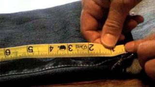 EuroHemCombining the best ideas from YouTube for Hemming Jeans [upl. by Graces]