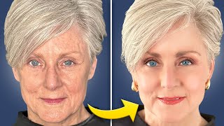 BECOME AGELESS With This Everyday Makeup Routine 50 [upl. by Attolrac729]