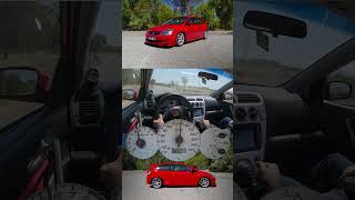 HONDA CIVIC TYPE R EP3  0100kmh  EPİC K24 SWAP VTEC ENGİNE amp EXHAUST SOUND [upl. by Eireva]