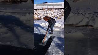 Techniques for Salvaging the Cut Ice Cubes in Water [upl. by Dunning]