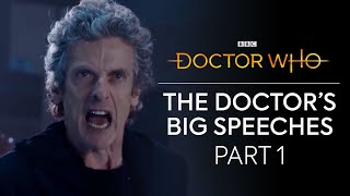 The Doctors Big Speeches Part 1  Doctor Who [upl. by Nohtiek375]