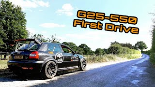 Garrett G25 550 FIRST DRIVE in our Audi A3 track car [upl. by Bambi]