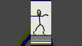 Stickman dance🌚animation shorts trending [upl. by Nuzzi]