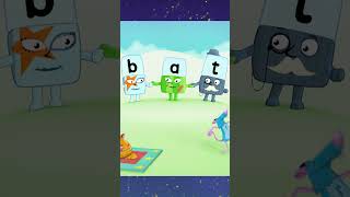 🦇 Lets Spell BAT 🦇  Learn to Spell  officialalphablocks shorts [upl. by Eceinhoj510]