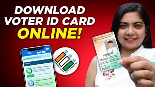 How to download voter ID card online  evoter ID 2024  Hindi process [upl. by Akkire851]