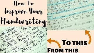 How to Write Neatly  Improve Your Handwriting [upl. by Zorina]