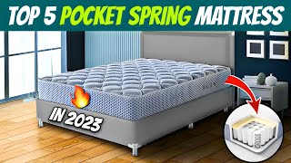 Top 5 Best Pocket Spring Mattress In India 2024  Pocket Spring Mattress Under 15000  Mattress 2024 [upl. by Nart]