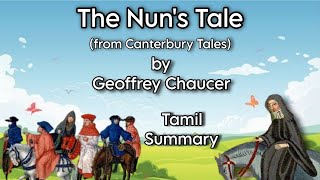 The Nuns Tale  Chaucer  Tamil Summary  Core I Poetry  MA English  MS University [upl. by Gabriela]