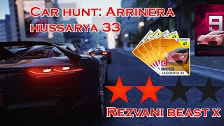 Asphalt 9 Legends  Arrinera Hussarya 33 Car Hunt  With 2⭐Rezvani Beast X   STOP THE WAR [upl. by Amar]