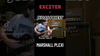 exciter judaspriest marshallplexi riffoftheday guitartone classicmetal guitar rock riff [upl. by Wightman322]