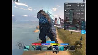 New Level 50 Godzilla 2019  Op  Kaiju Universe Roblox [upl. by Enos]