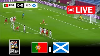 eFootball Pes 21 Gameplay  Portugal vs Scotland  Uefa Nations League 2024  Full Match Streaming [upl. by York511]