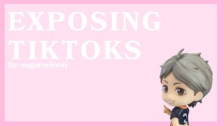 Exposing tiktoks 🎀 READ DESC • Haikyuu texts [upl. by Hirsch]