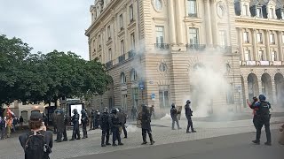 Rennes  Manifestation contre lextrême droite amp Altercation avec la police  le 20062024 [upl. by Carolus]