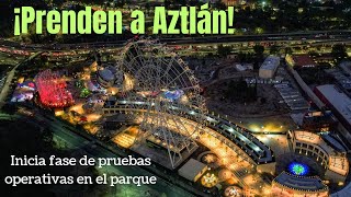 AZTLÁN  Inician PRUEBAS OPERATIVAS de los juegos del parque urbano [upl. by Enomaj810]