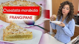 Crostata frangipane morbida dessert alle mandorle perfetto a fine pasto o a merenda [upl. by Netta942]