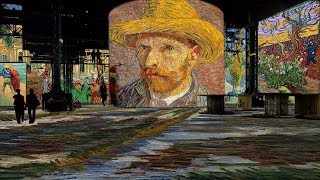 Vincent van Gogh art ALIVE  Atelier des Lumières Paris France STARRY NIGHT [upl. by Duthie]