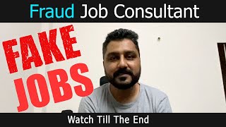 Fraud Job Consultant  Awareness video  Rohit R Gaba [upl. by Pamella]