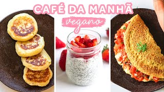 3 IDEIAS DE CAFÉ DA MANHA VEGANO  Pão de batata de frigideira super fácil e gostoso [upl. by Klapp]