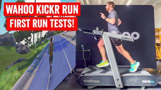 Wahoo KICKR RUN Handson The Most Insane Treadmill [upl. by Komsa]