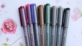 COPIC MULTILINERS【 How do I use fine liners 】 [upl. by Hege]