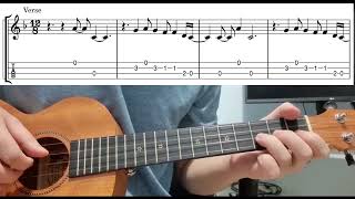 Until I Found You Stephen Sanchez  Easy Beginner Ukulele Tab With Playthrough Tutorial Lesson [upl. by Eisenhart]