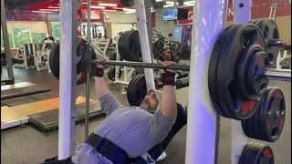 Inclined Bench Press Smith  total 255 lbs [upl. by Highams]