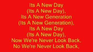 Its A New Day Lyrics [upl. by Ykciv]