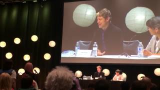 Animazement 2015 Crispin Freeman QampA Itachi Uchiha voice acting [upl. by Silden]