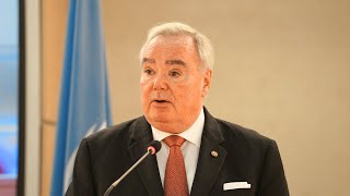 Fra’ John Dunlap Grand Master Sovereign Order of Malta addresses the Human Rights Council  HRC57 [upl. by Dorej]