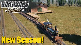 New Map And Fresh Start  Railroads Online  Season 4 ep1 [upl. by Hanas]