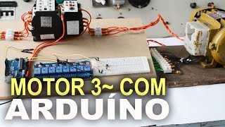 Motor Tifásico ligado com Arduíno [upl. by Attenal]