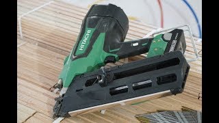 Hitachi 3 12quot Cordless Framing Nailer Review [upl. by Broek466]