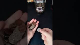 ADDING TO MY COIN JAR cashbudgeter budgetting piggybank [upl. by Lehcor]