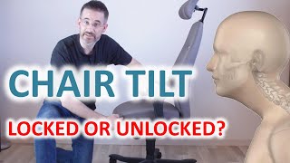 Backrest Tilt Angle On Your Ergonomic Chair Free Or Blocked [upl. by Ahsael]