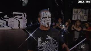 Sting Returns 2019 to Raw with his WCW Metallica Theme  Epic Entrances [upl. by Inafit]