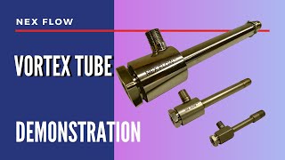 Nex Flow Vortex Tube Demonstration [upl. by Yentiw]