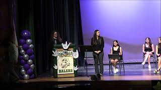 Farmingdale High School ASL Honor Society Induction 2024 [upl. by Rraval982]