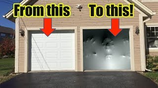 How To Make an Awesome Halloween Garage Door Illusion with Paranormal Passages by AtmosFearFX [upl. by Celestine]