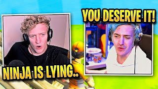 Tfue Explains Why Ninja is a LIAR amp Hates Him for NO REASON [upl. by Porett459]