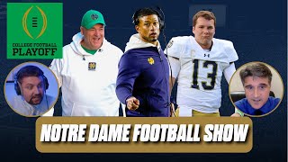 Notre Dame football show Irish vs the SEC BREAKDOWN of latest College Football Playoff Rankings [upl. by Arammat]