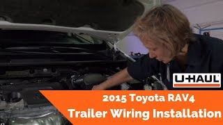 2015 Toyota RAV4 Trailer Wiring Installation [upl. by Rosaline]