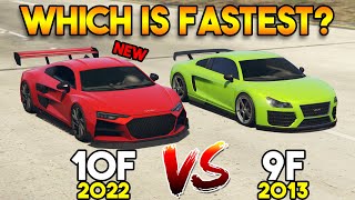 GTA 5 ONLINE  OBEY 10F 2022 VS OBEY 9F 2013  WHICH IS BEST [upl. by Dilahk]