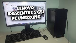 Gtx 1650S  i5 10400f Gaming PC Unboxing Lenovo Ideacentre 5 G5i [upl. by Illil885]