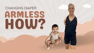 Can I Change a Babys Diaper Without Using Hands in Less Than 5 Minutes 😱 [upl. by Kristen383]