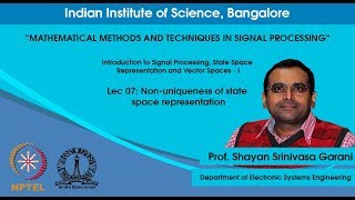 Lec 07  Nonuniqueness of state space representation [upl. by Balcer481]